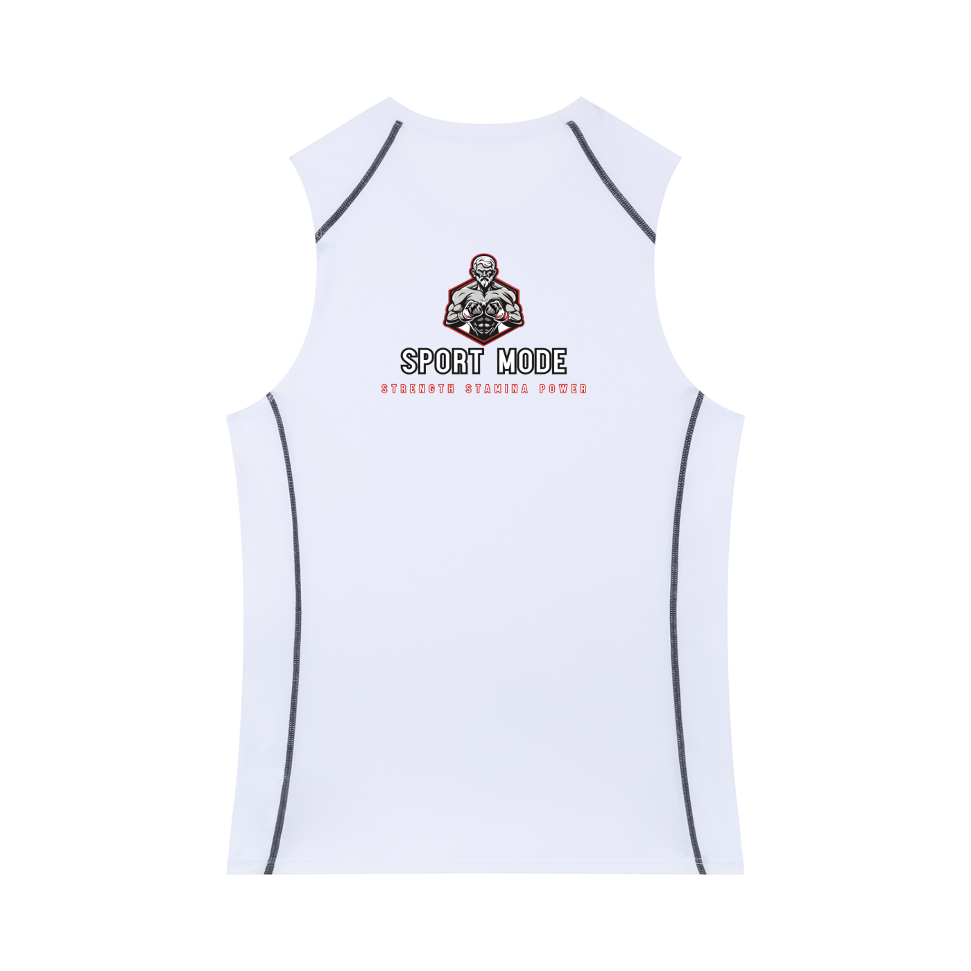Red Swirl Sport Mode Men's Slim-Fit Topstitch Tank Top