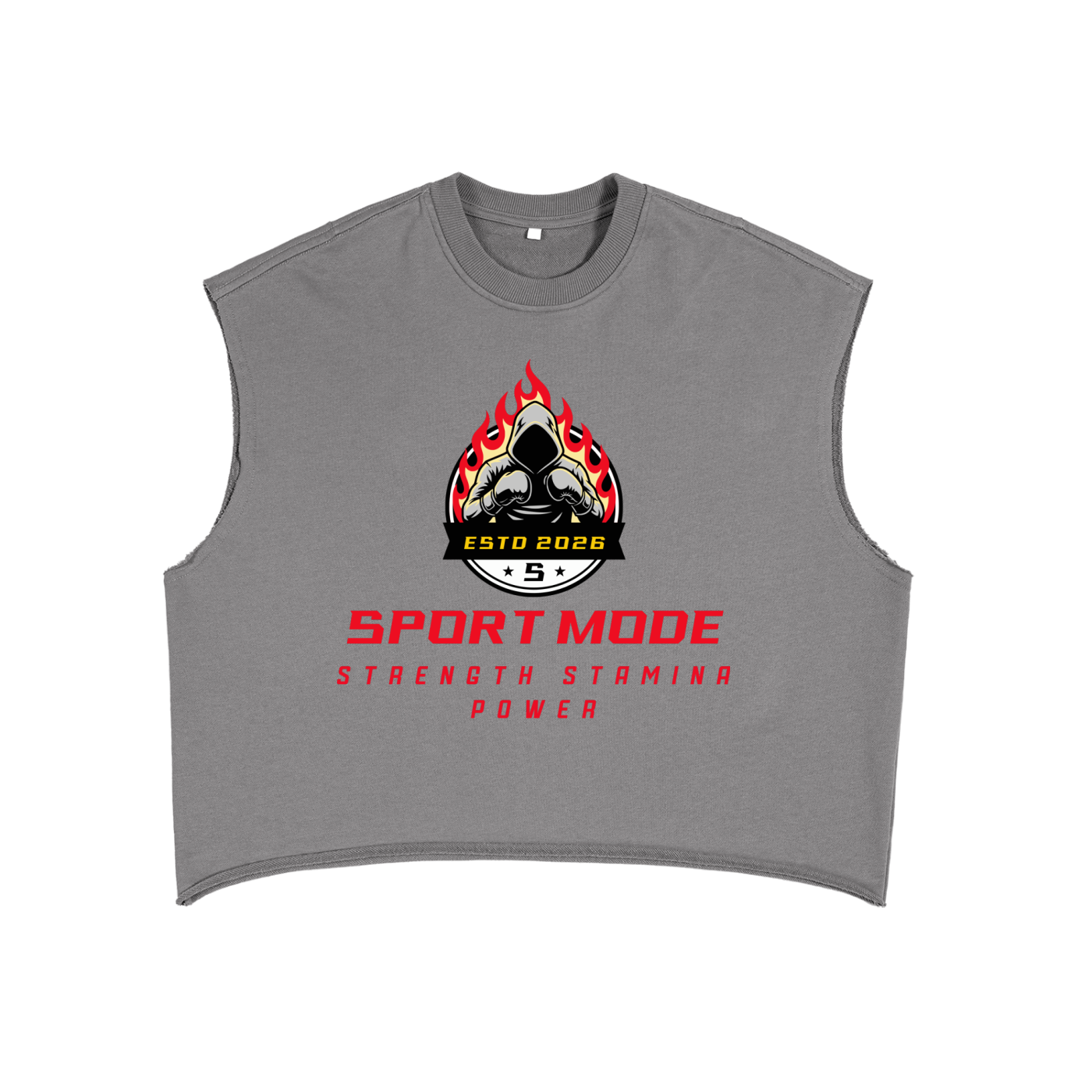 French Terry Boxy Tank Top