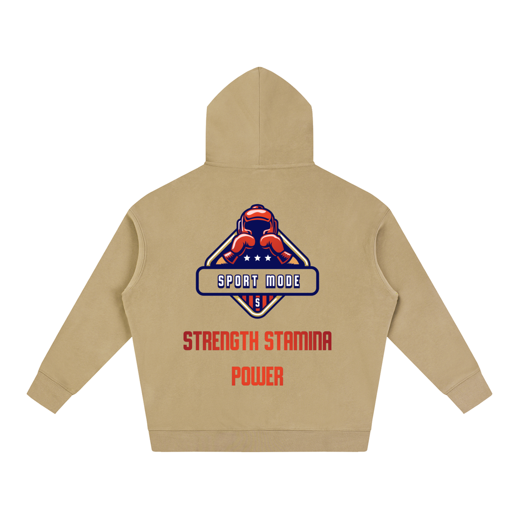Cover Up Sport Mode Oversize Fleeced Hoodie