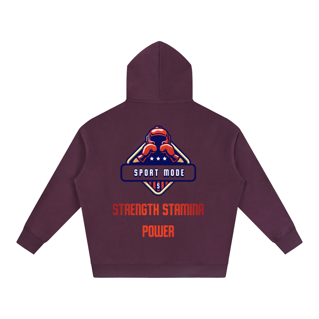 Cover Up Sport Mode Oversize Fleeced Hoodie