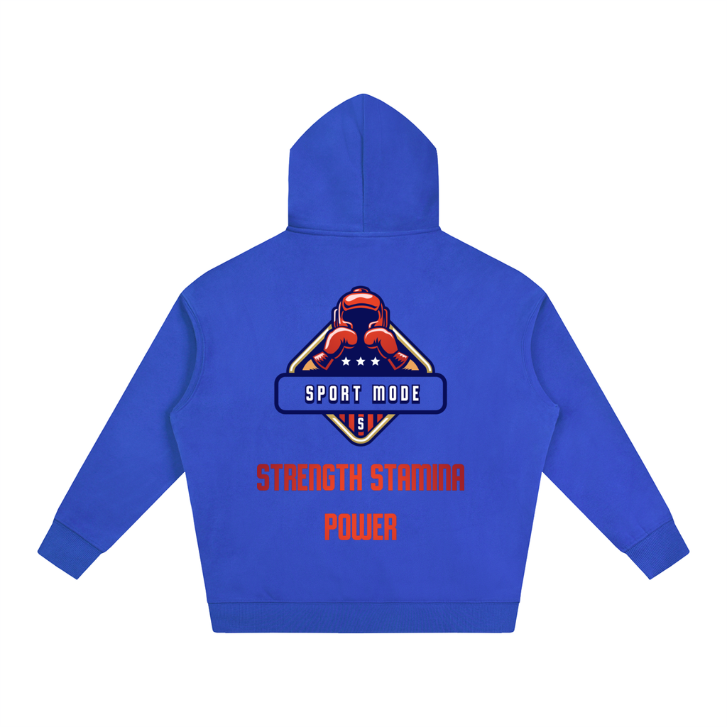 Cover Up Sport Mode Oversize Fleeced Hoodie