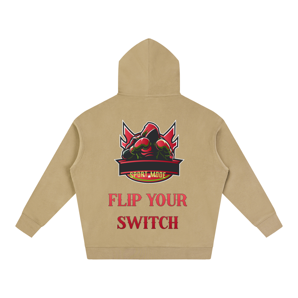 Flip Your Switch Sport Mode Oversize Fleeced Hoodie