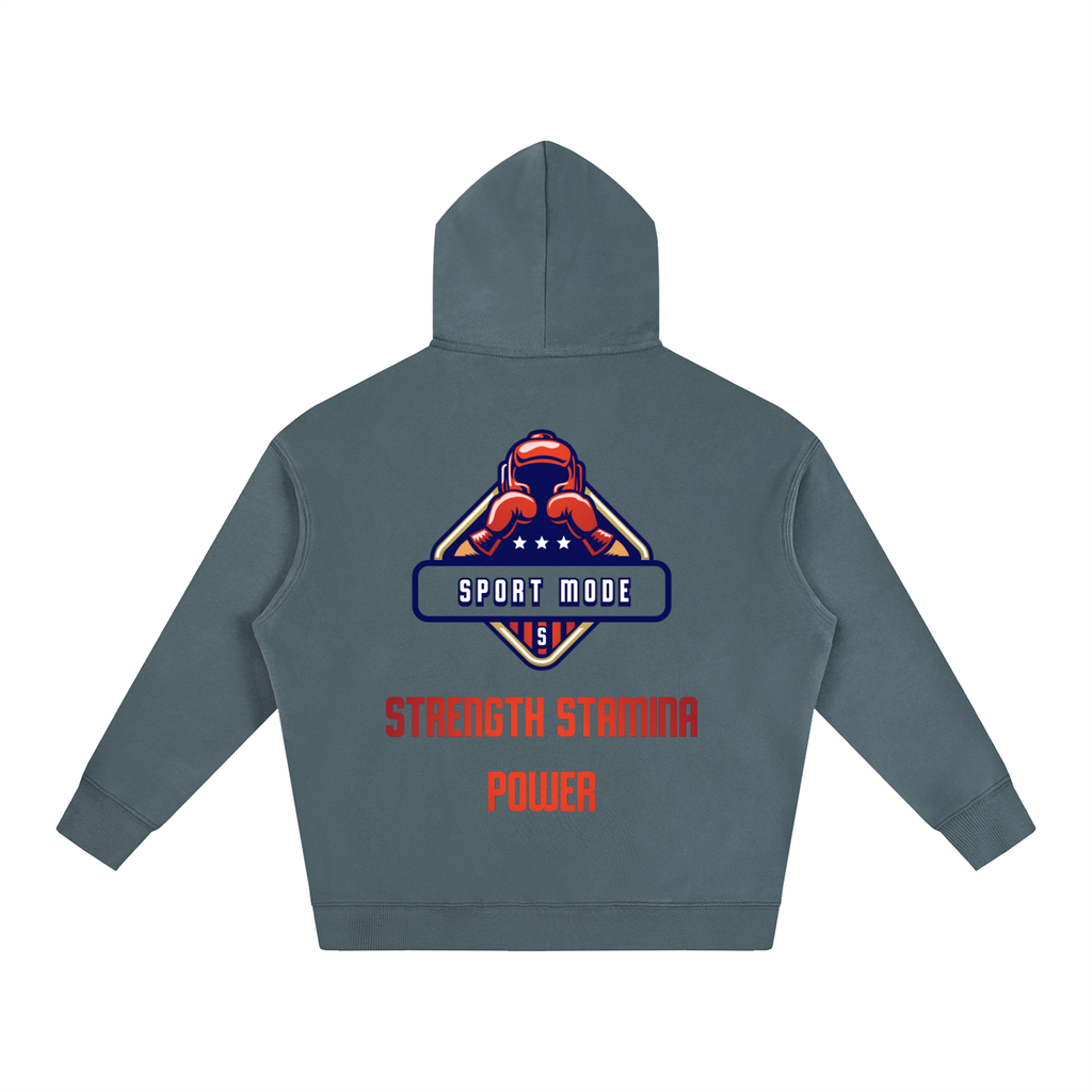 Cover Up Sport Mode Oversize Fleeced Hoodie