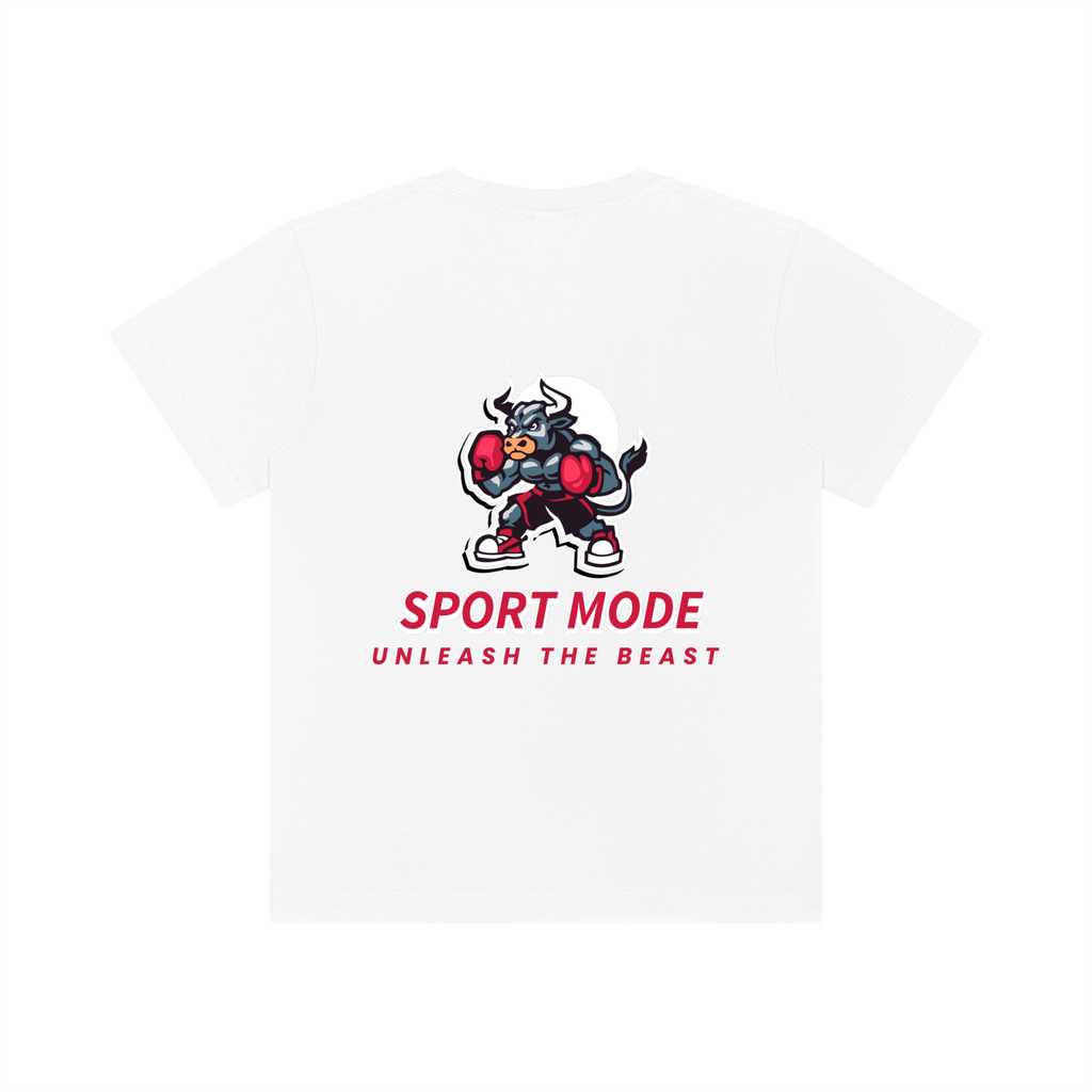 Red Wine Sport mode Kid's Crewneck Short Sleeve T-Shirt