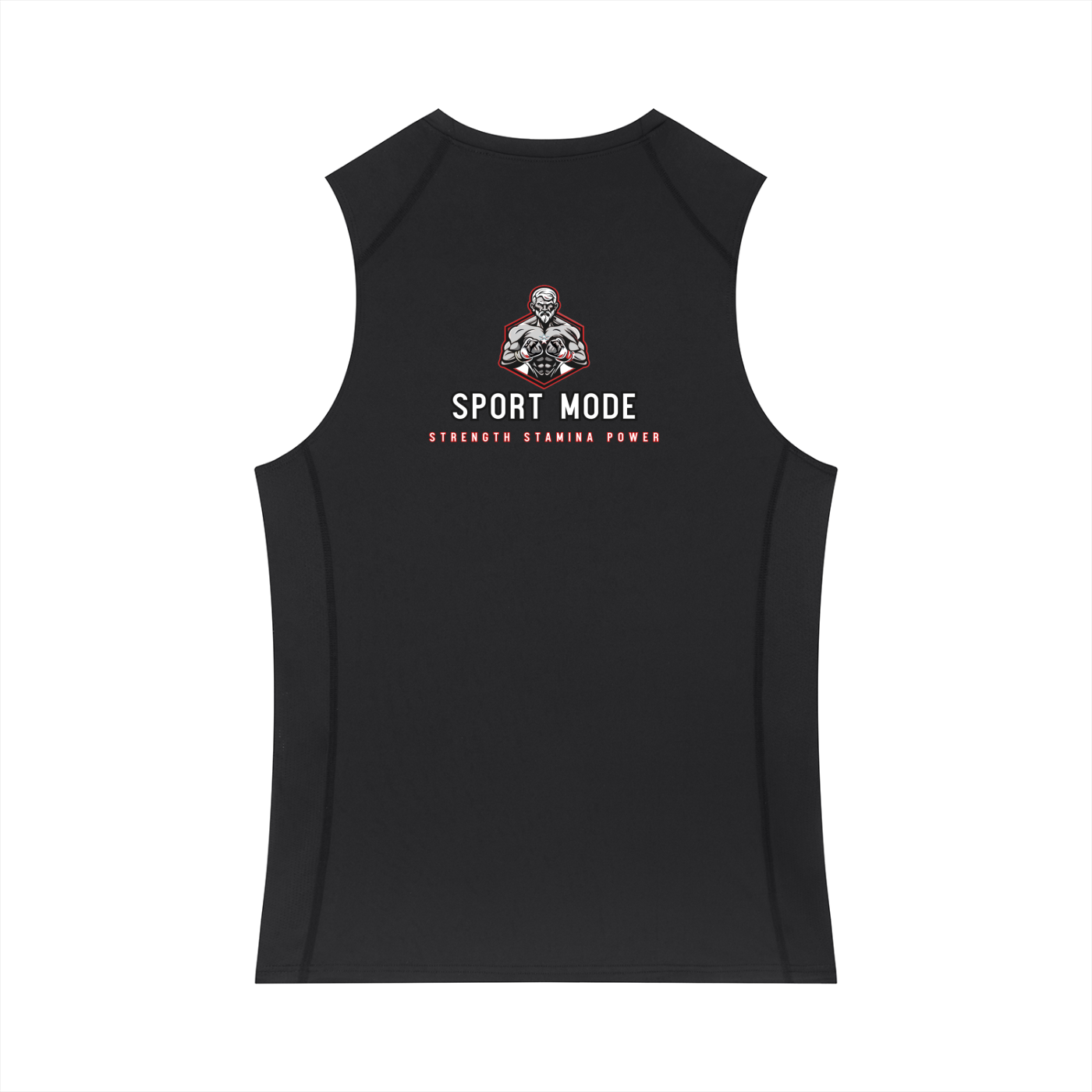Red Swirl Sport Mode Men's Slim-Fit Topstitch Tank Top