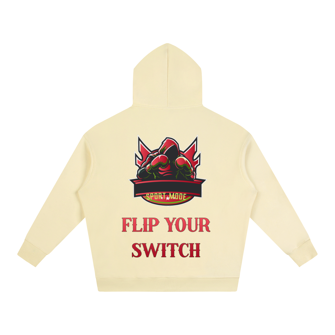 Flip Your Switch Sport Mode Oversize Fleeced Hoodie