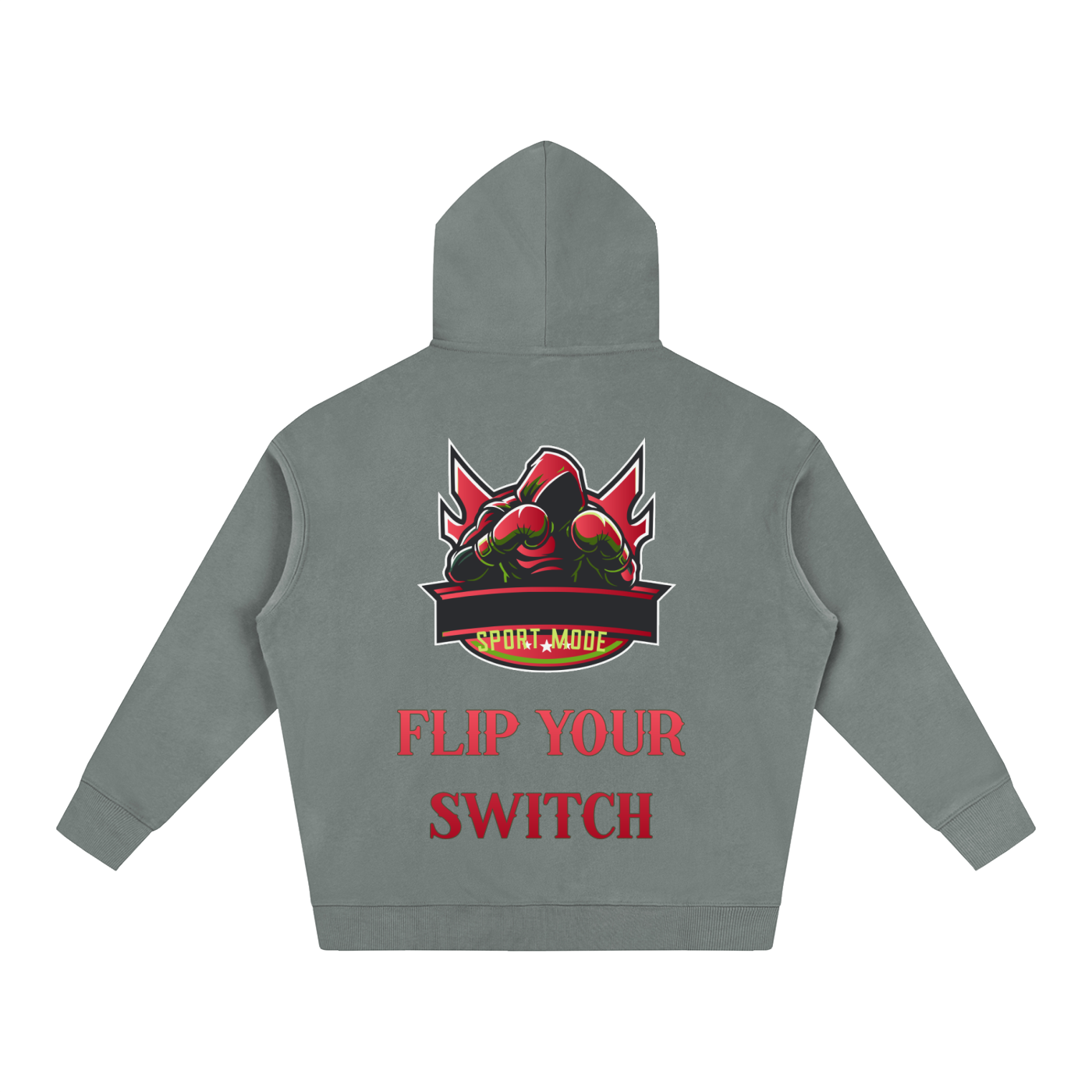 Flip Your Switch Sport Mode Oversize Fleeced Hoodie