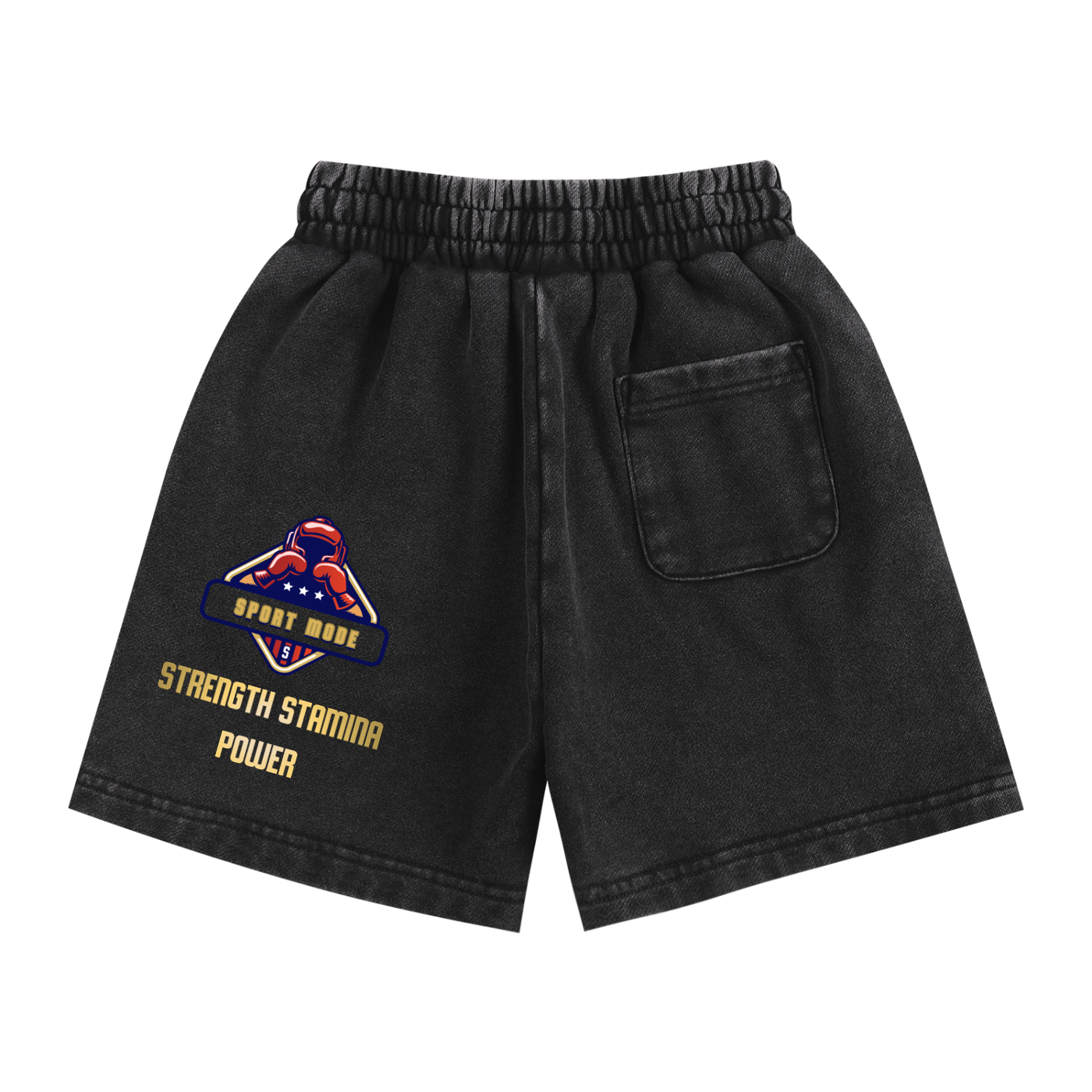Tiny Champ Sport Mode Snow Washed Kids' Shorts