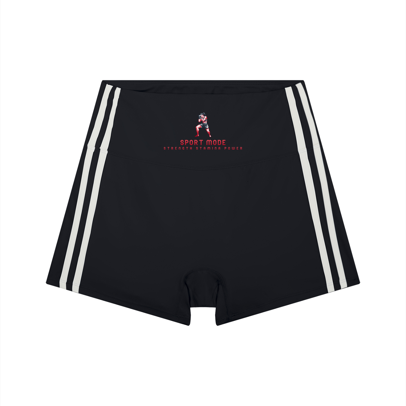 Women’s Sport Mode High-Waist Color Block Yoga Shorts