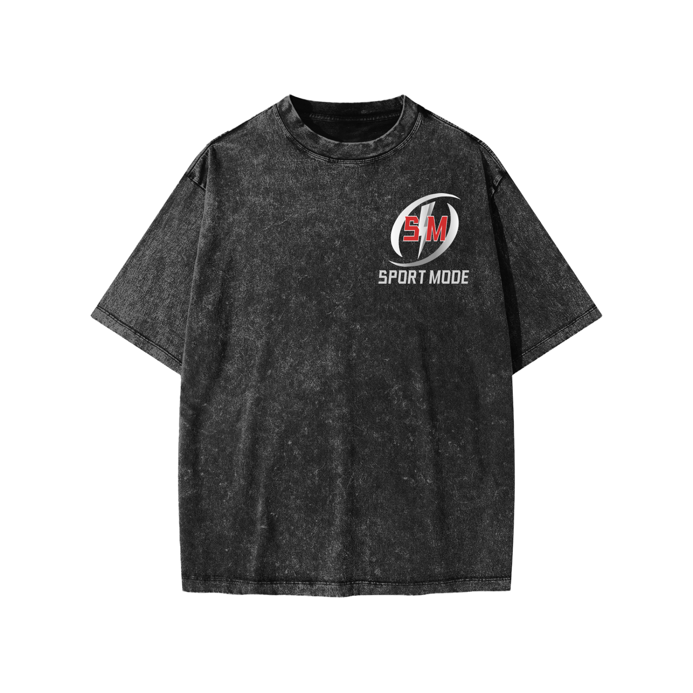 Sport Mode Bull In Action Snow Washed Kids' T-Shirt