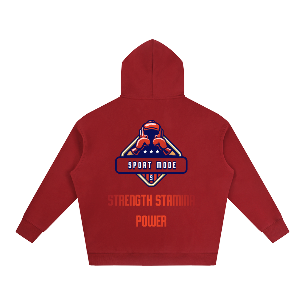 Cover Up Sport Mode Oversize Fleeced Hoodie