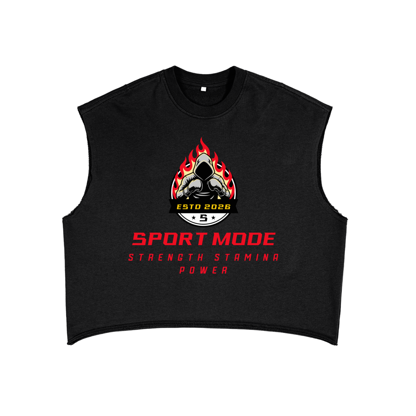 French Terry Boxy Tank Top