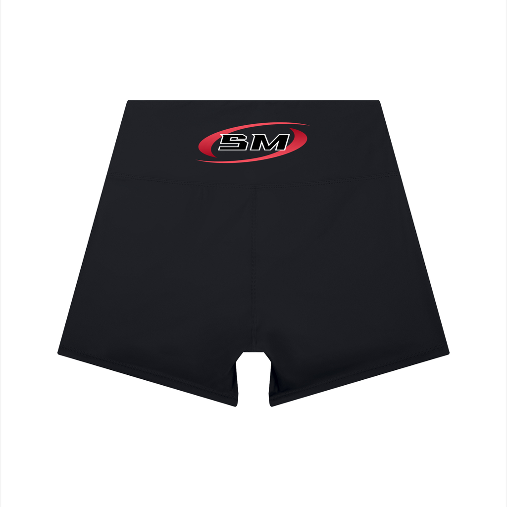 Women’s Sport Mode High-Waist Color Block Yoga Shorts