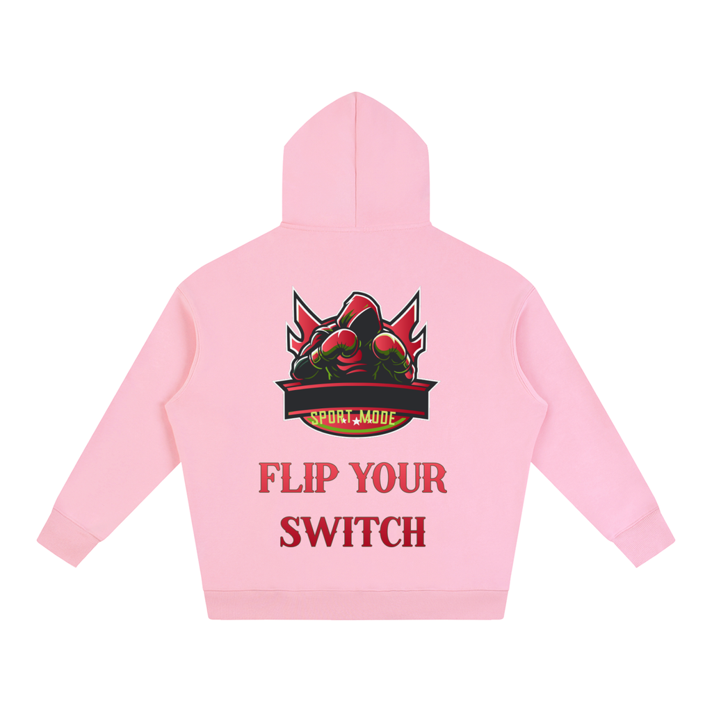 Flip Your Switch Sport Mode Oversize Fleeced Hoodie