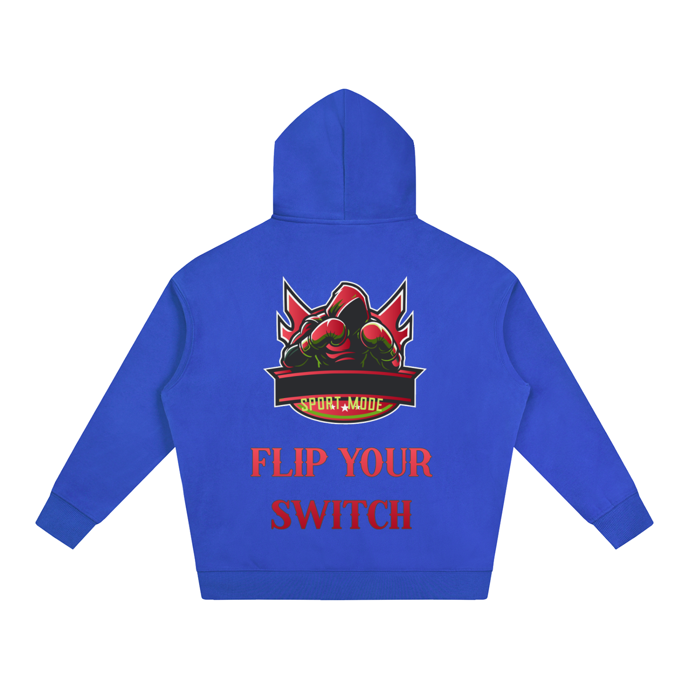 Flip Your Switch Sport Mode Oversize Fleeced Hoodie
