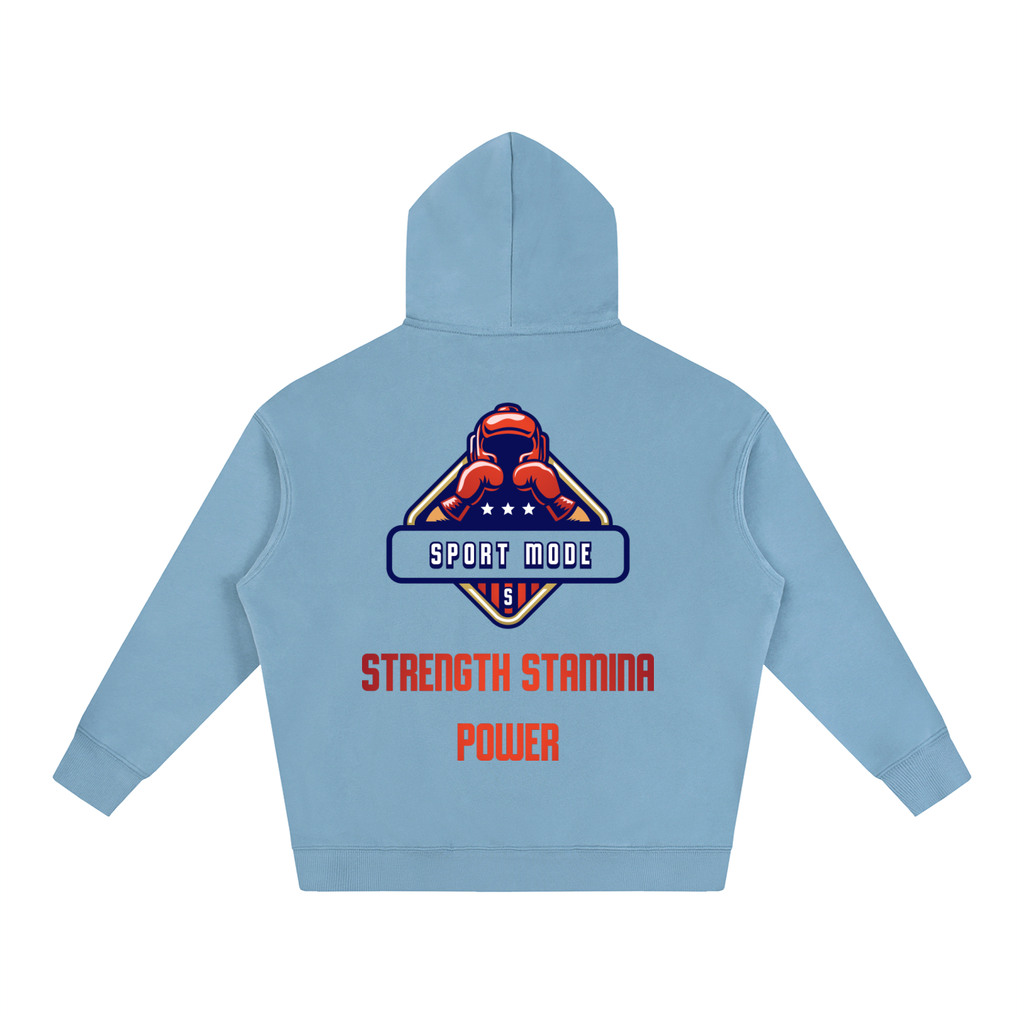 Cover Up Sport Mode Oversize Fleeced Hoodie