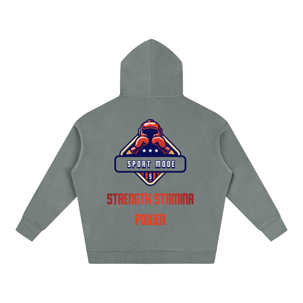Cover Up Sport Mode Oversize Fleeced Hoodie