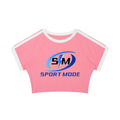 Sport Mode Knockout Queen Women’s Raglan Crop T-Shirt