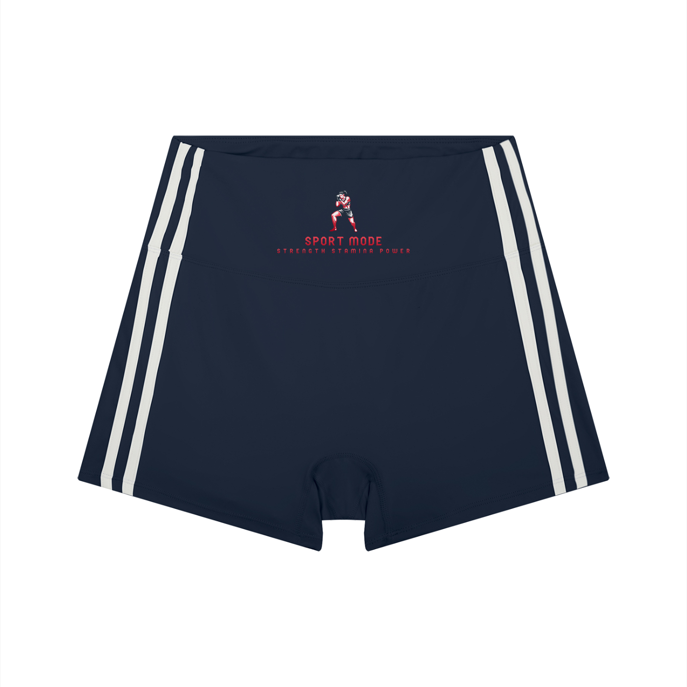 Women’s Sport Mode High-Waist Color Block Yoga Shorts