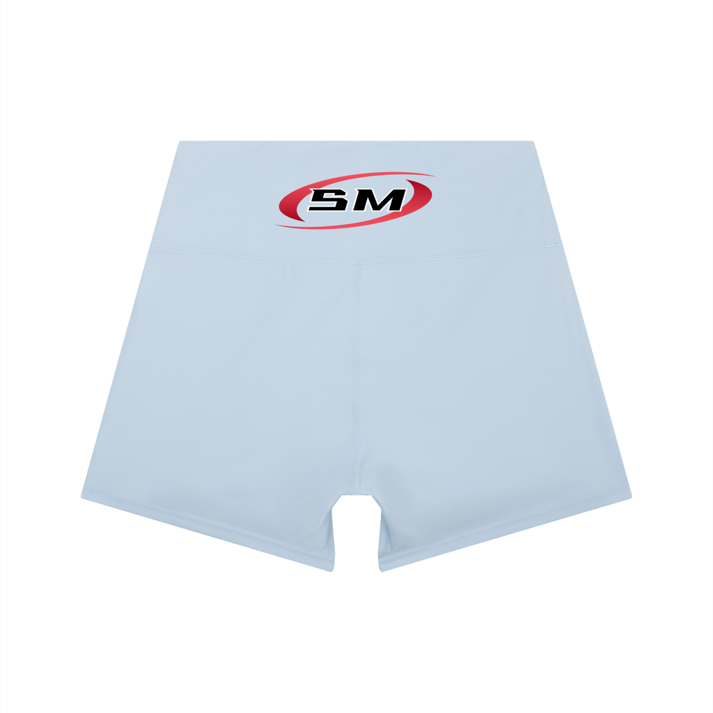 Women’s Sport Mode High-Waist Color Block Yoga Shorts