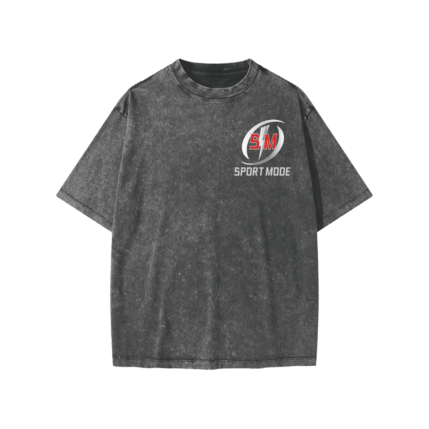 Sport Mode Bull In Action Snow Washed Kids' T-Shirt