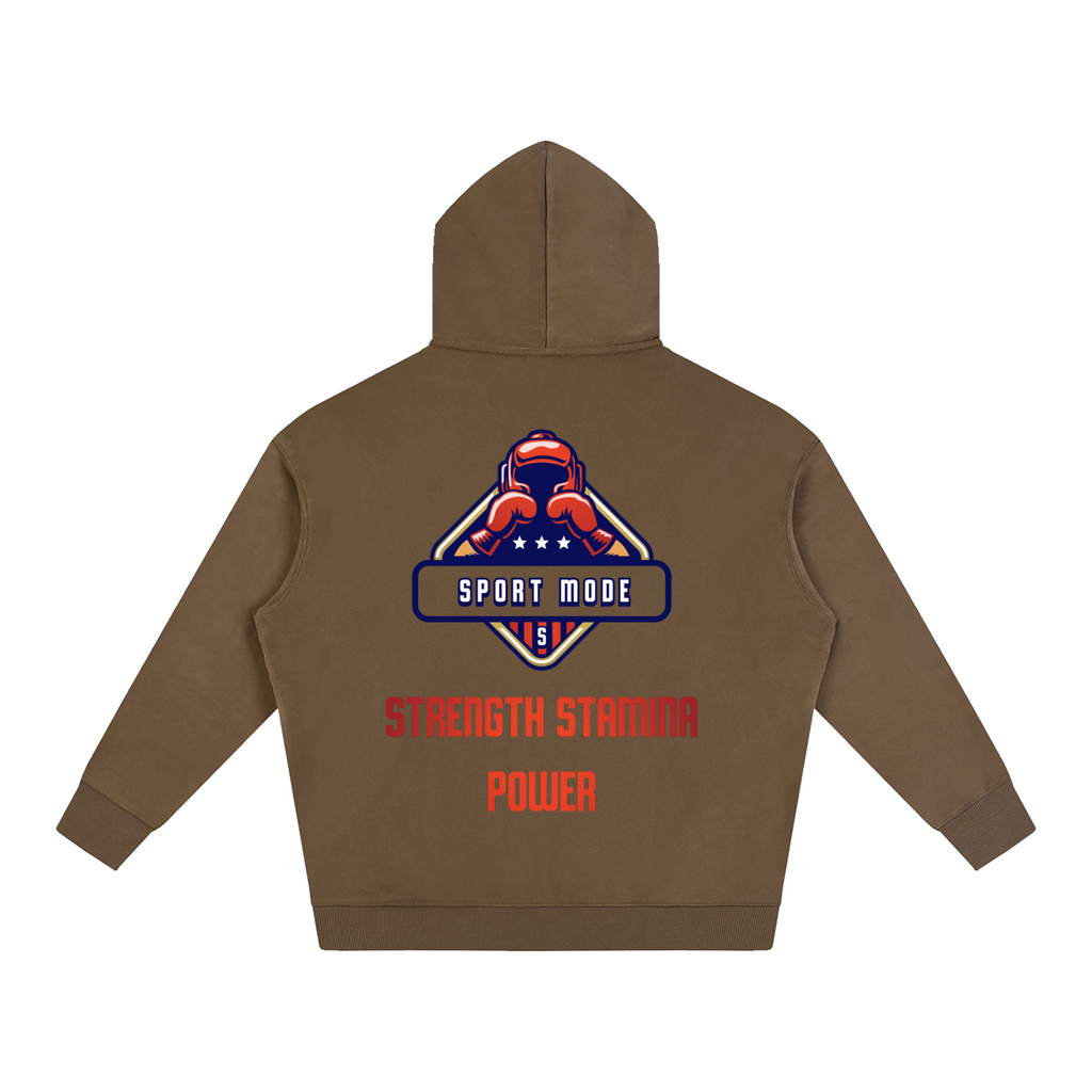 Cover Up Sport Mode Oversize Fleeced Hoodie