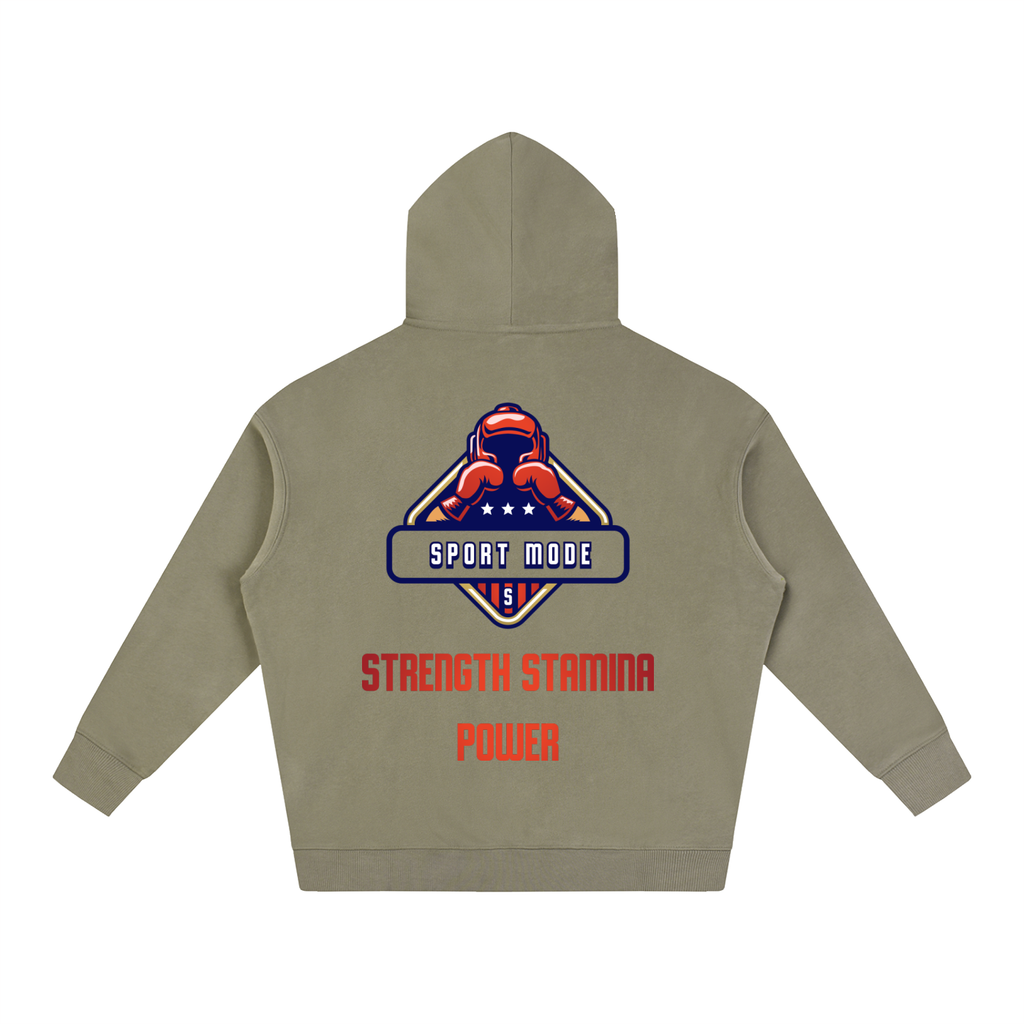 Cover Up Sport Mode Oversize Fleeced Hoodie