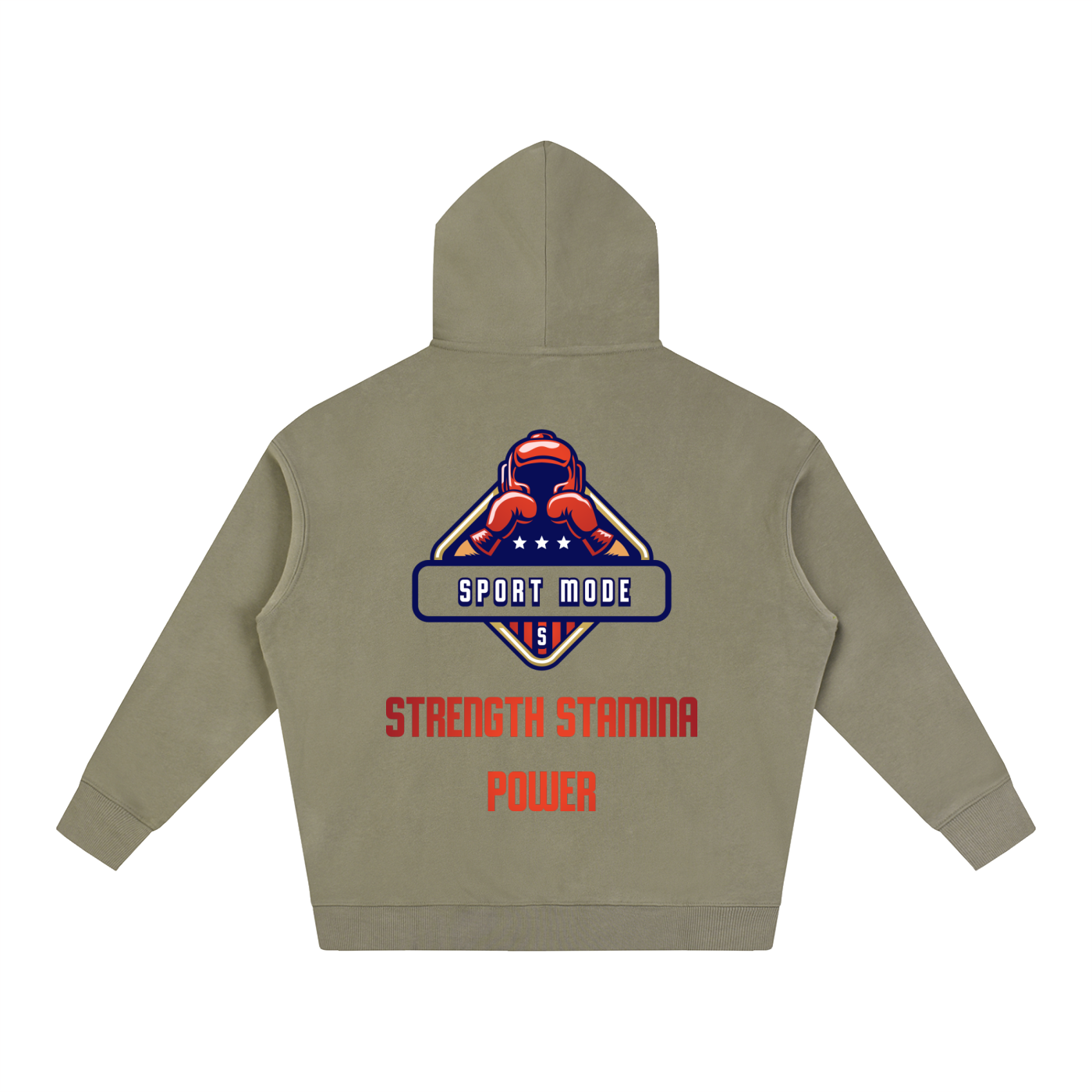 Cover Up Sport Mode Oversize Fleeced Hoodie