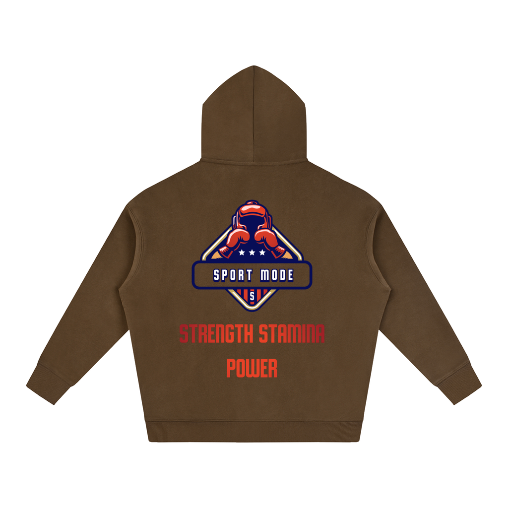 Cover Up Sport Mode Oversize Fleeced Hoodie