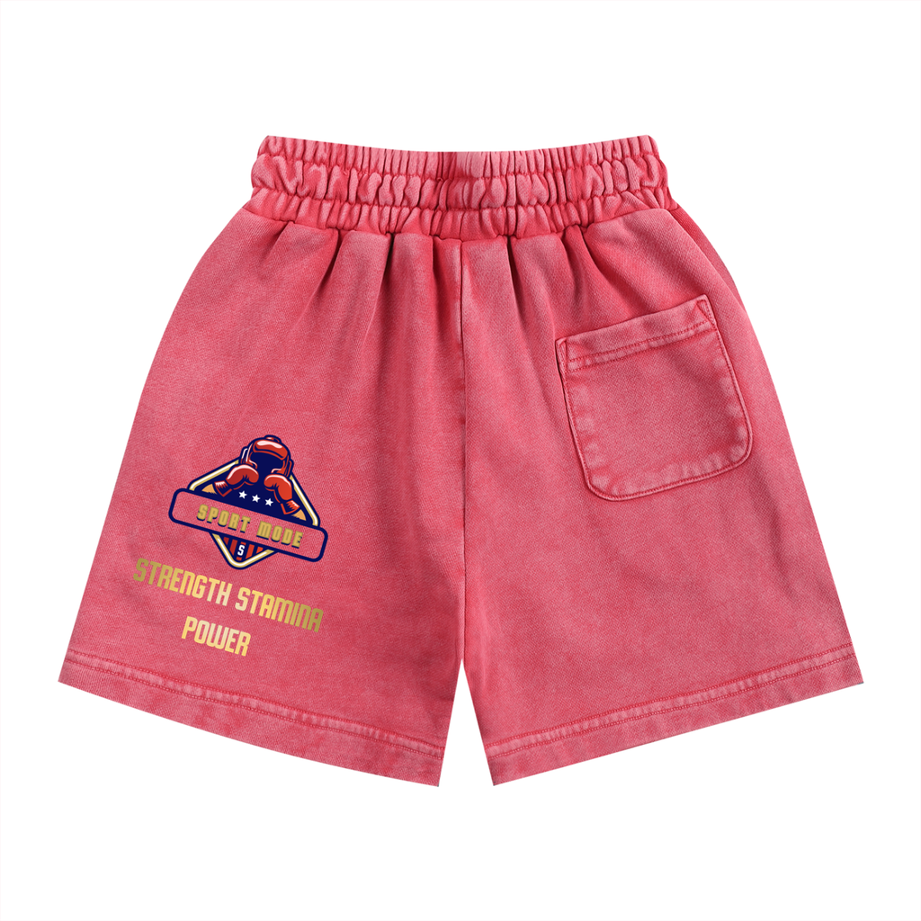 Tiny Champ Sport Mode Snow Washed Kids' Shorts