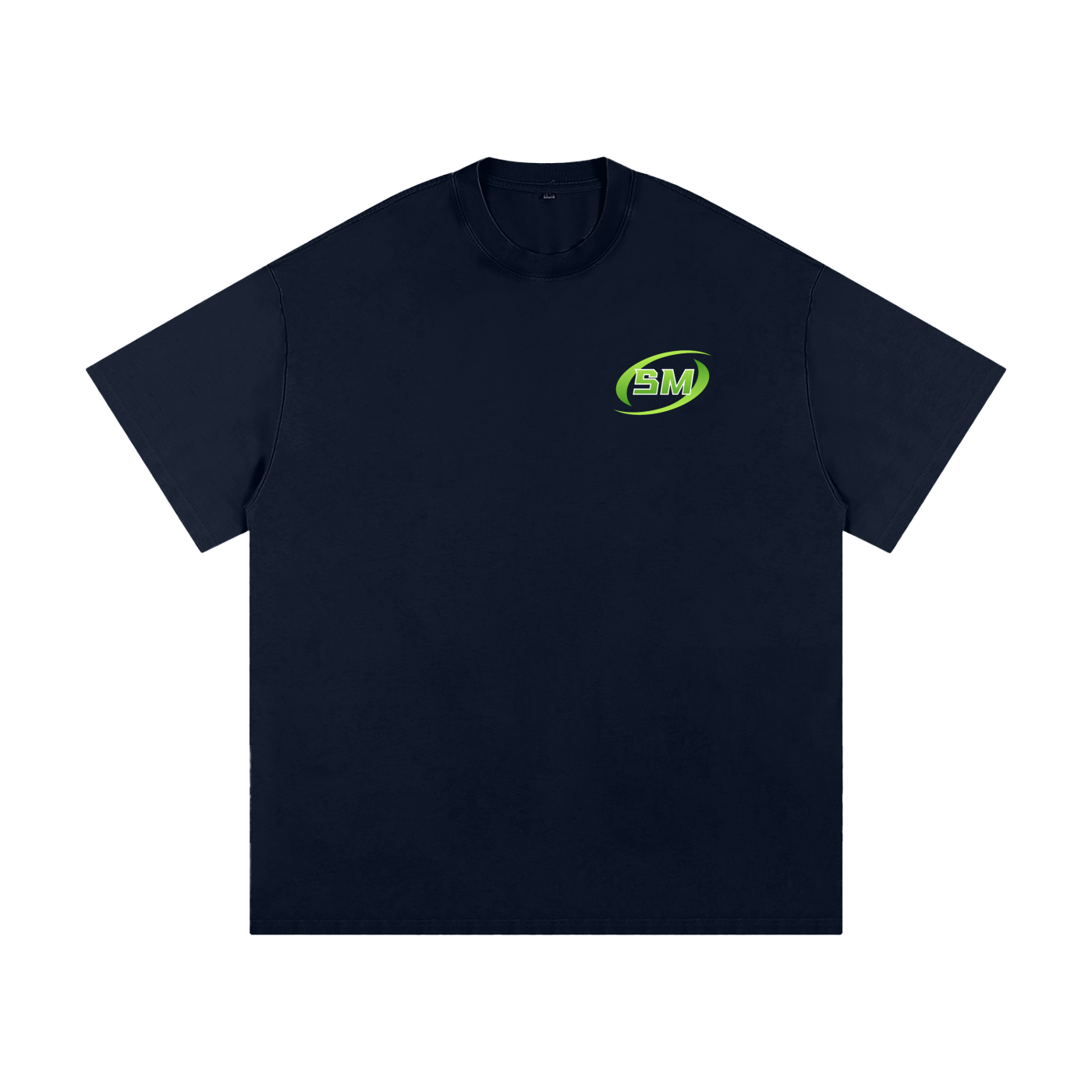 Green Glow Sport Mode Heavyweight Loose Fit T-Shirt