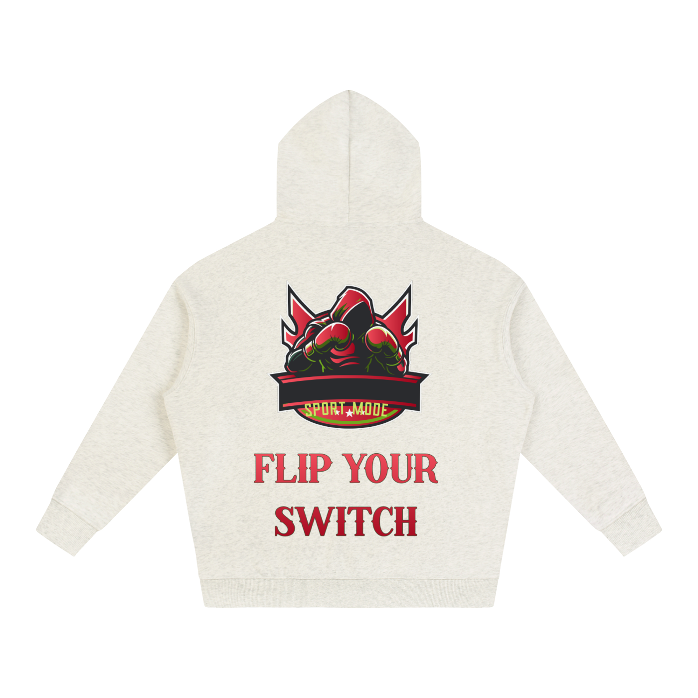 Flip Your Switch Sport Mode Oversize Fleeced Hoodie