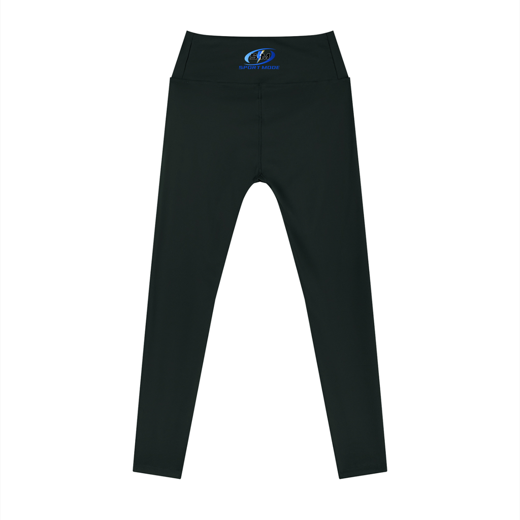 Flaming Blue Sport Mode Women’s High Rise Ankle Length Leggings