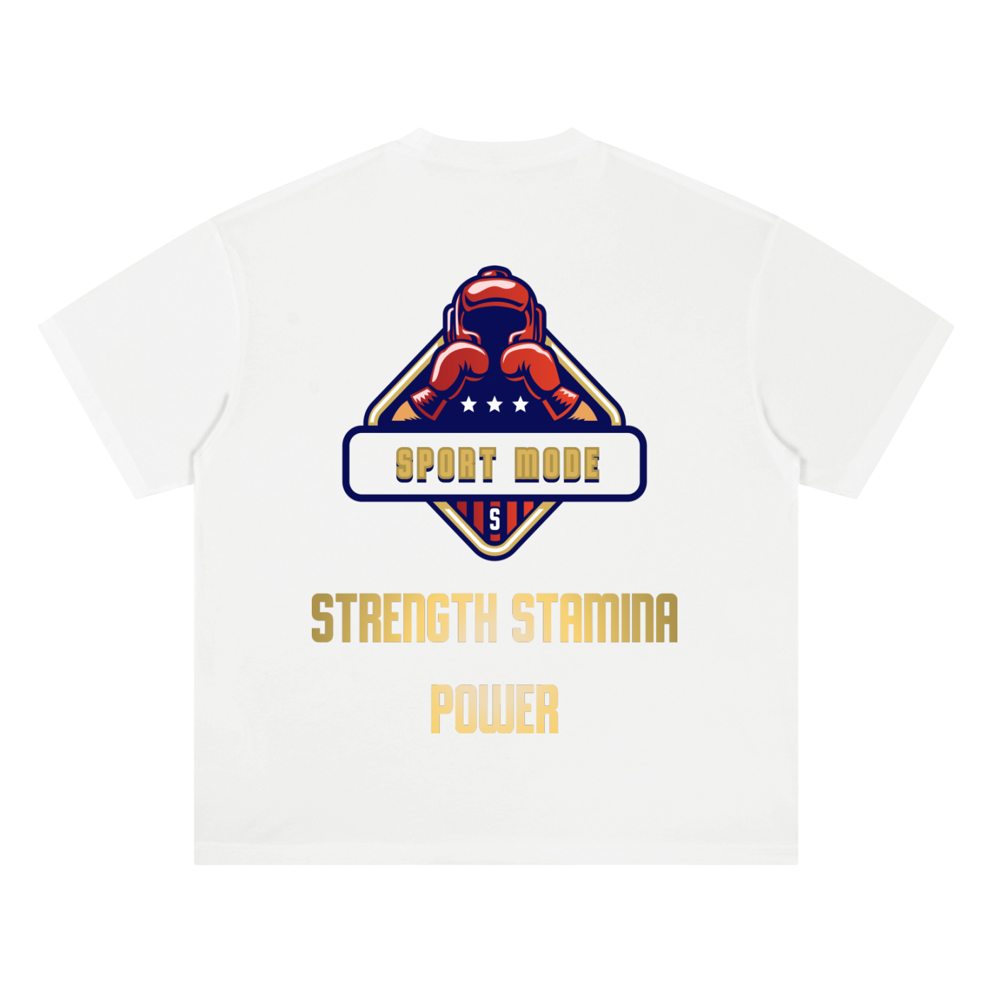 Sport Mode Gold Rush Men's Quick Dry Drop Shoulder T-Shirt