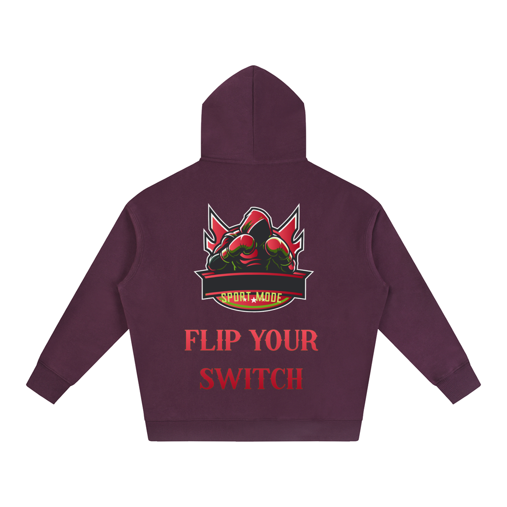 Flip Your Switch Sport Mode Oversize Fleeced Hoodie