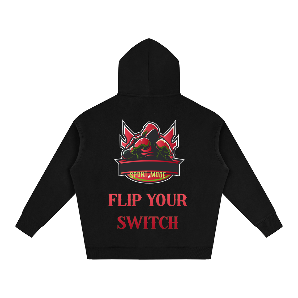 Flip Your Switch Sport Mode Oversize Fleeced Hoodie