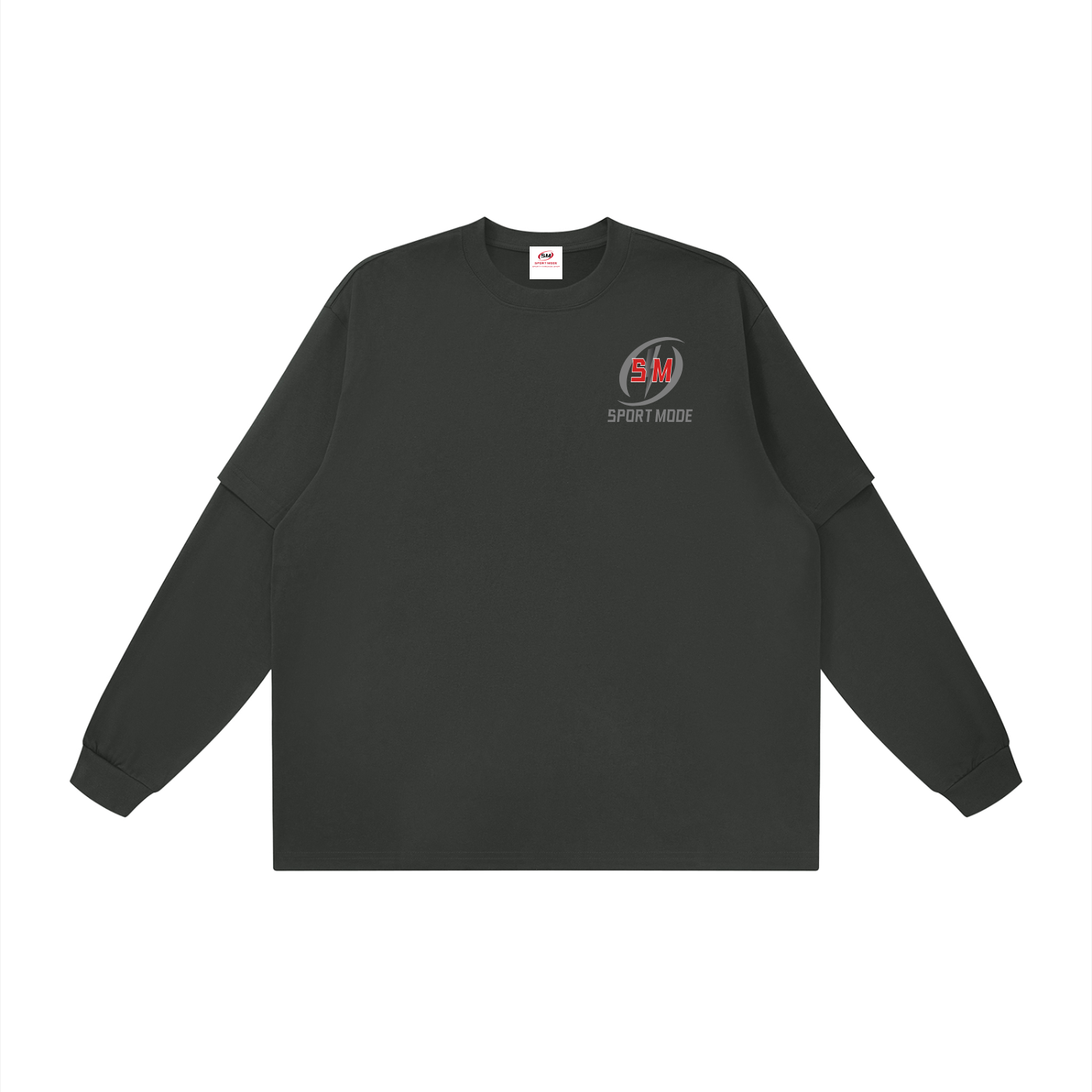 Sport Mode Beast Unisex Layered Oversized T-Shirt