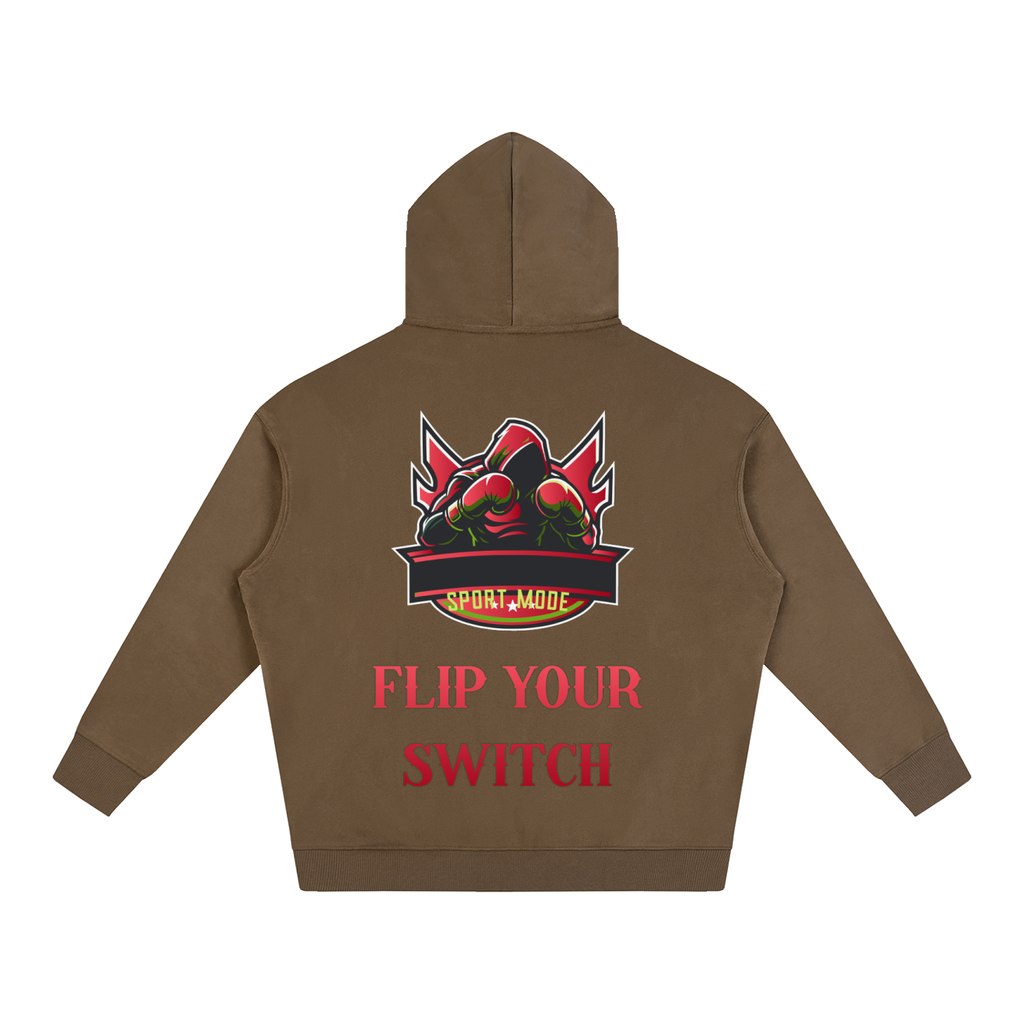 Flip Your Switch Sport Mode Oversize Fleeced Hoodie