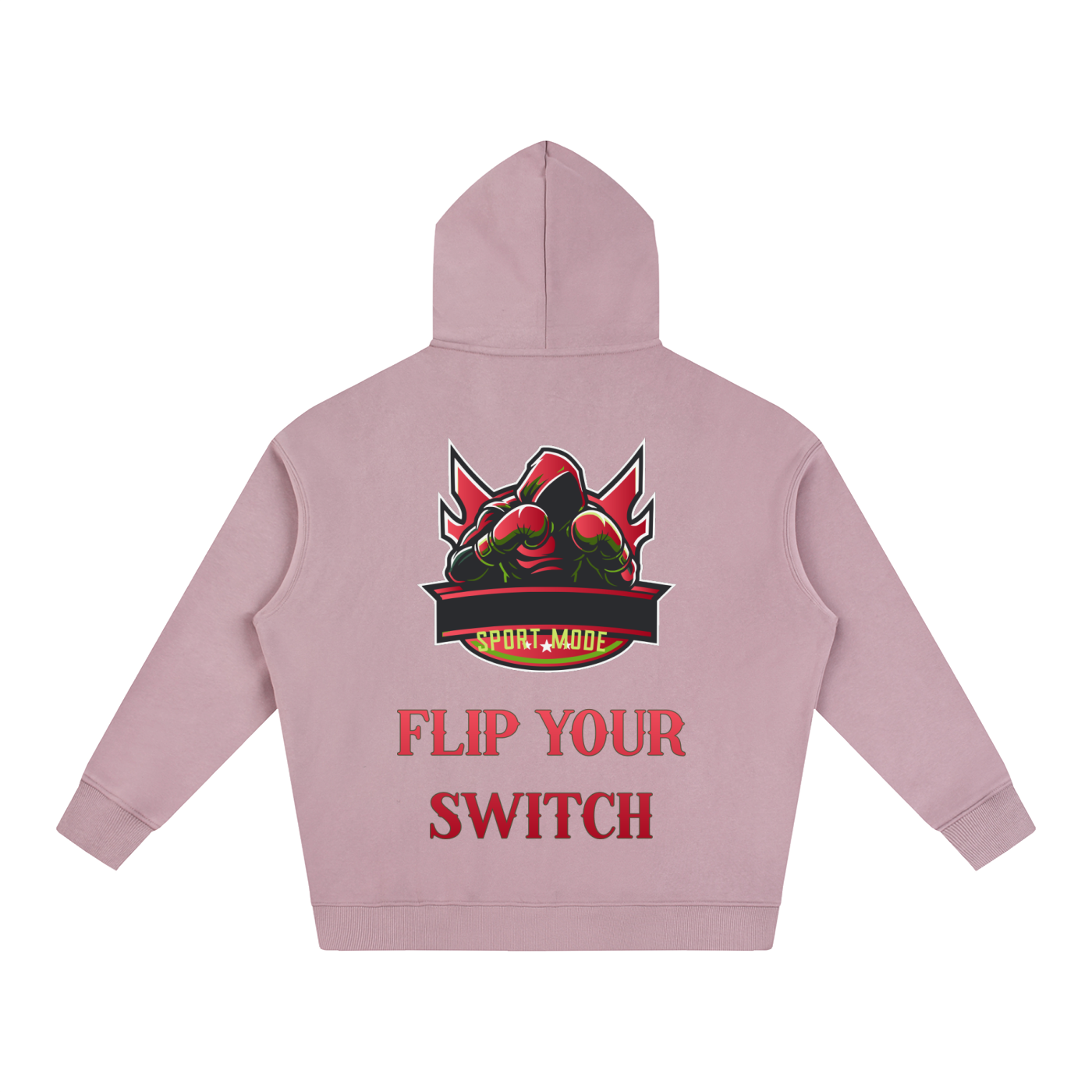Flip Your Switch Sport Mode Oversize Fleeced Hoodie