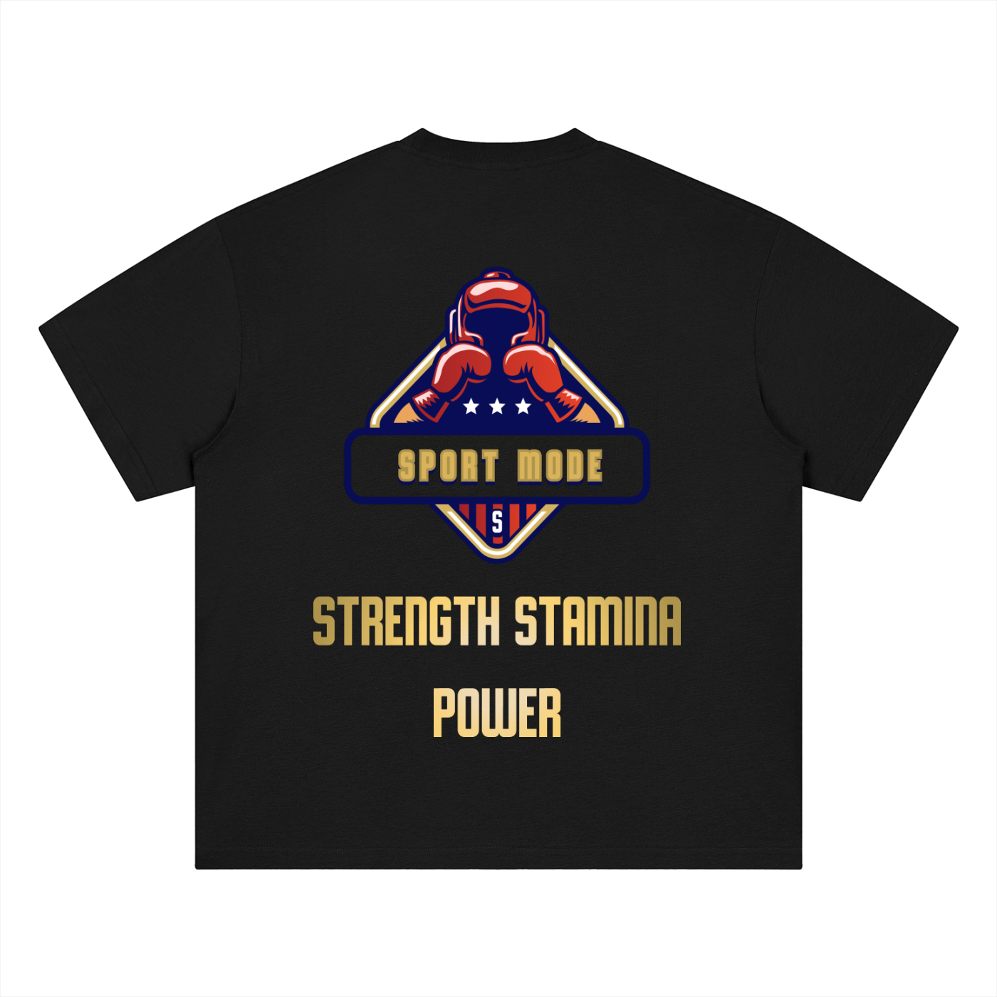 Sport Mode Gold Rush Men's Quick Dry Drop Shoulder T-Shirt