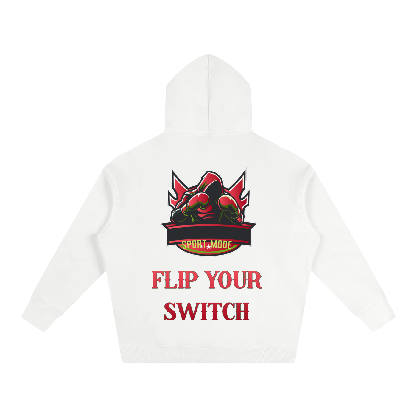 Flip Your Switch Sport Mode Oversize Fleeced Hoodie