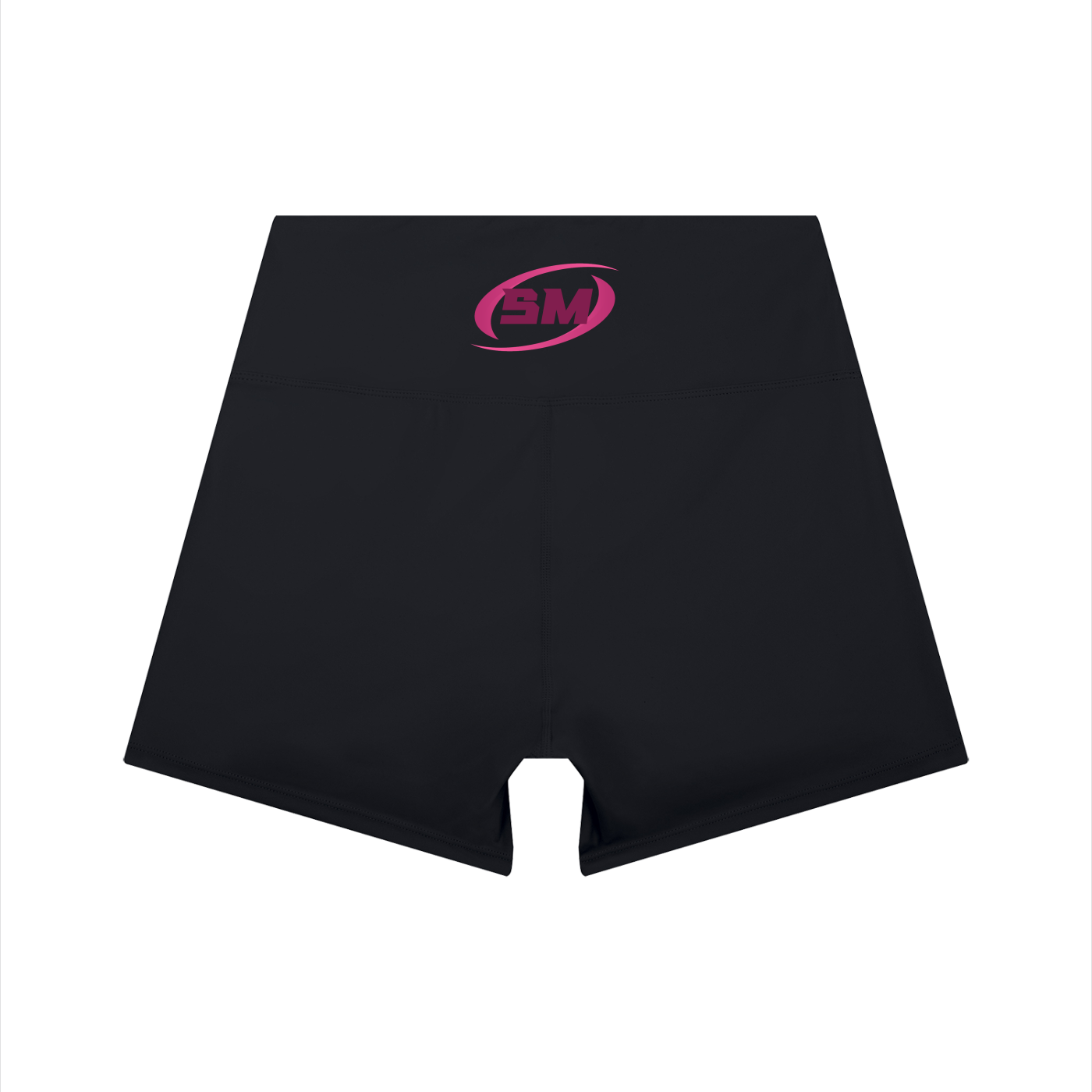 Pink Momentum Sport Mode Women’s High-Waist Color Block Yoga Shorts