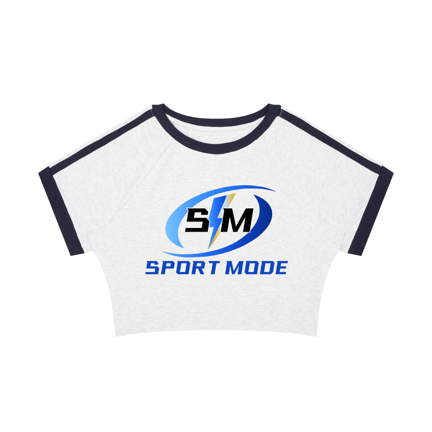Sport Mode Knockout Queen Women’s Raglan Crop T-Shirt