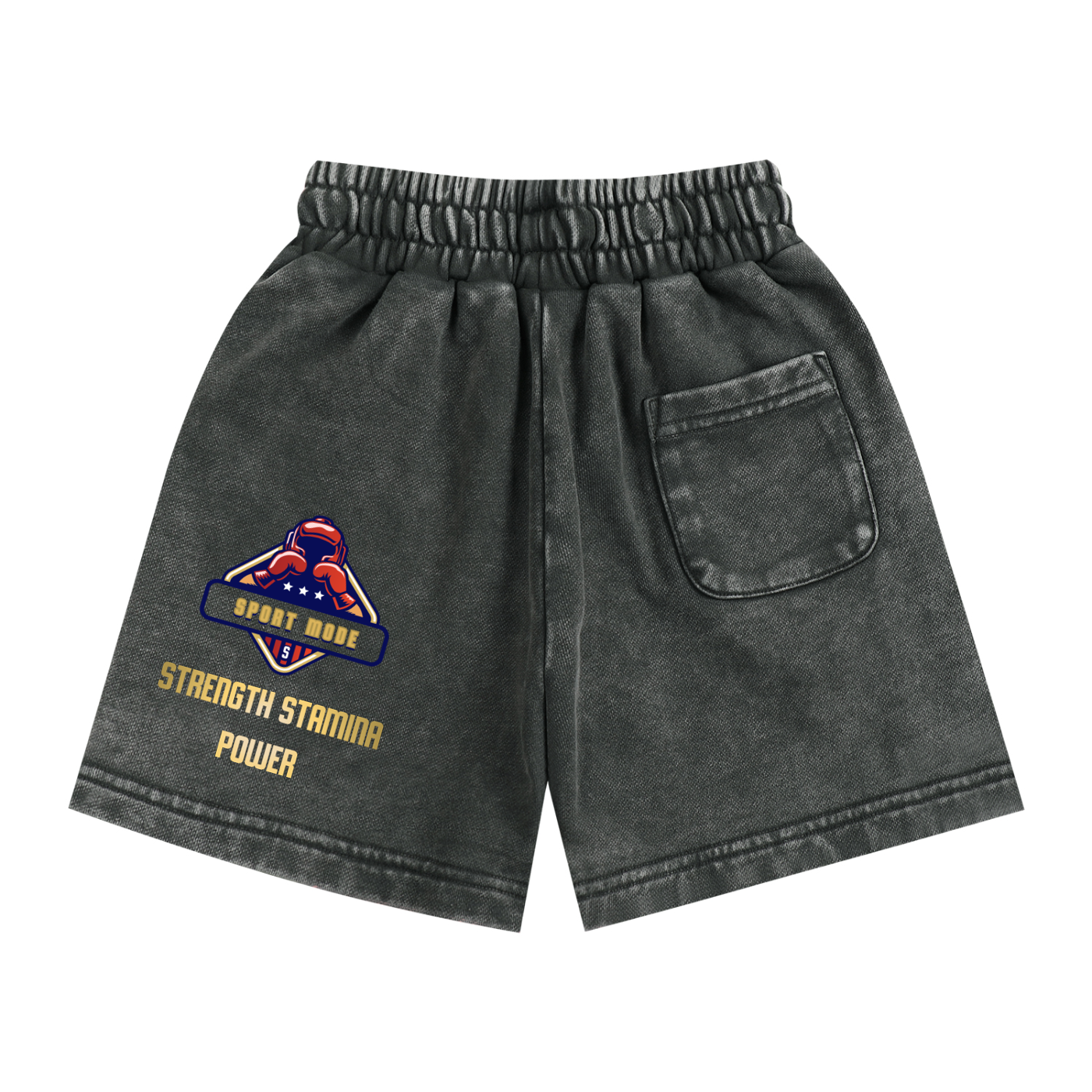 Tiny Champ Sport Mode Snow Washed Kids' Shorts