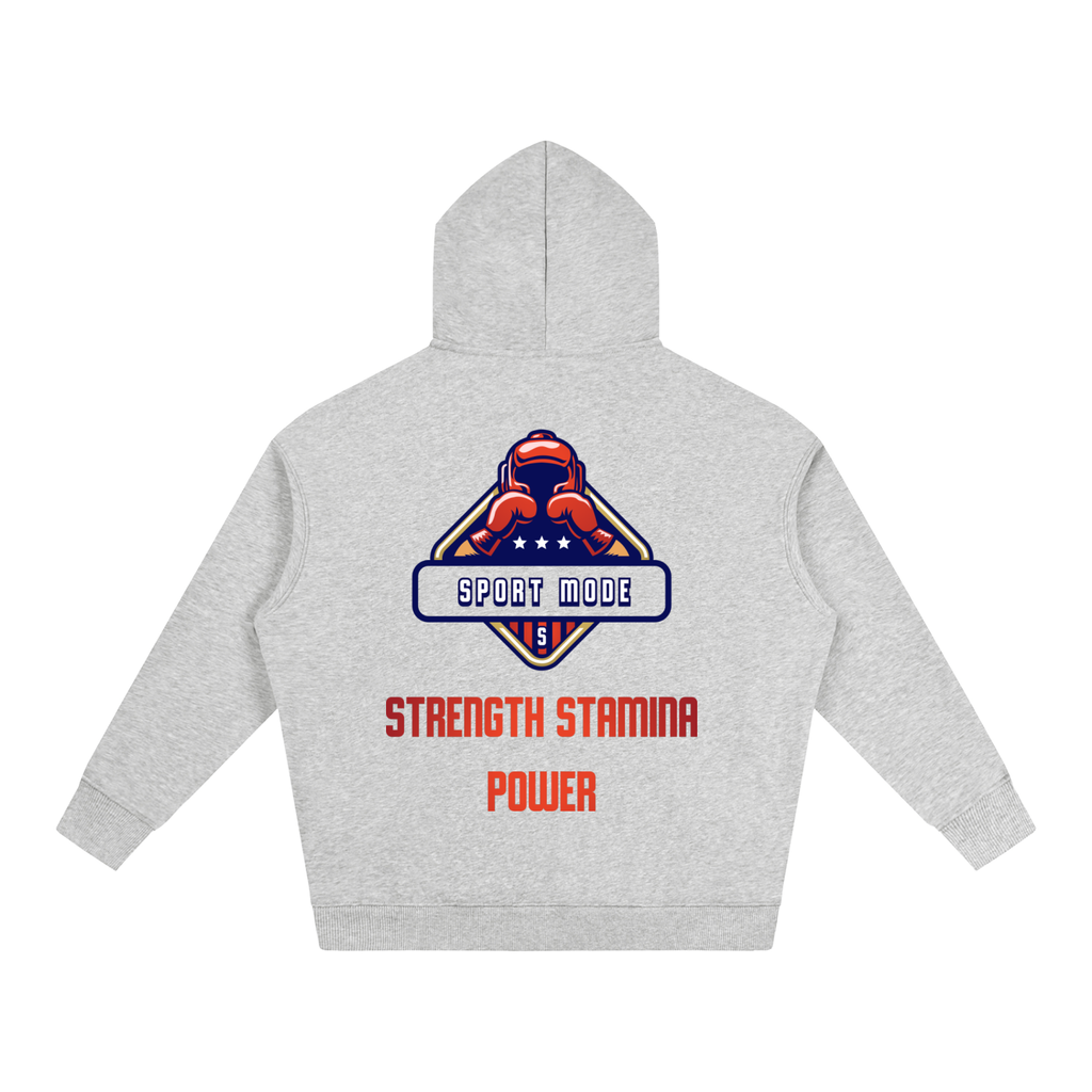 Cover Up Sport Mode Oversize Fleeced Hoodie