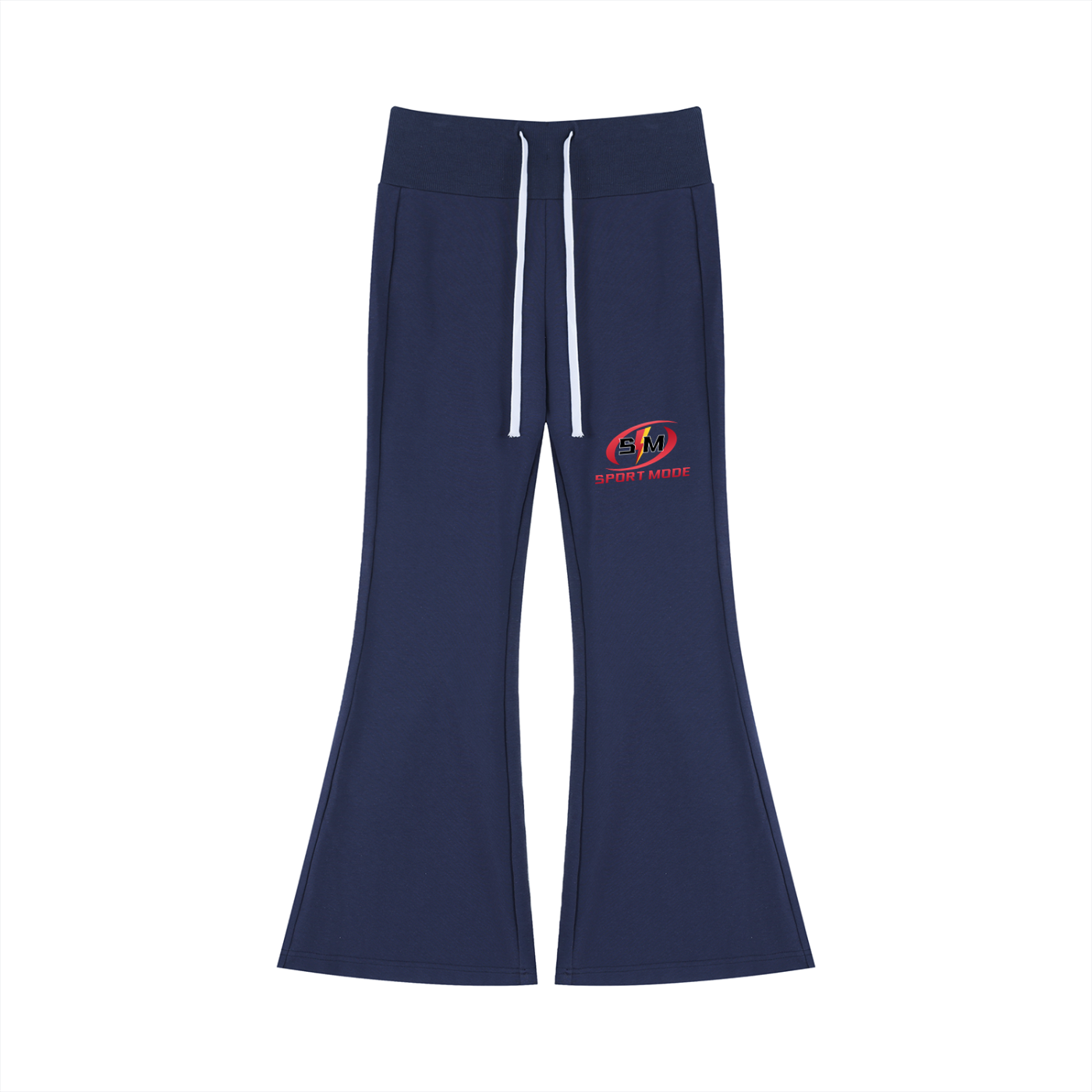 Sport Mode Lightning front Women's Drawstring Flared Leg Pants
