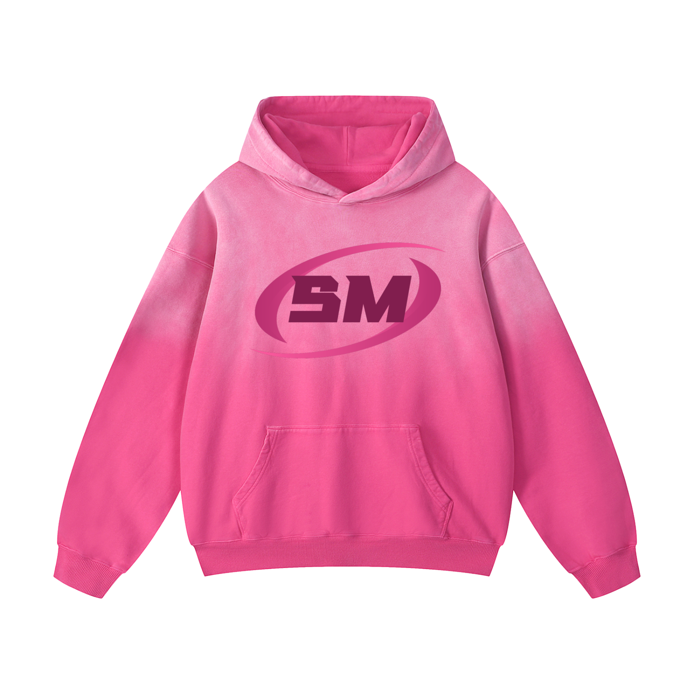 Pink Sport Mode Orthodox Heavyweight Sunfade Oversized Hoodie