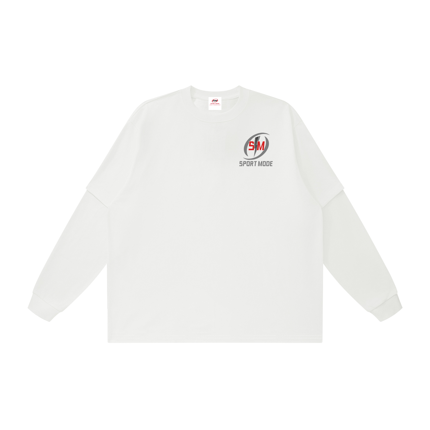 Sport Mode Beast Unisex Layered Oversized T-Shirt