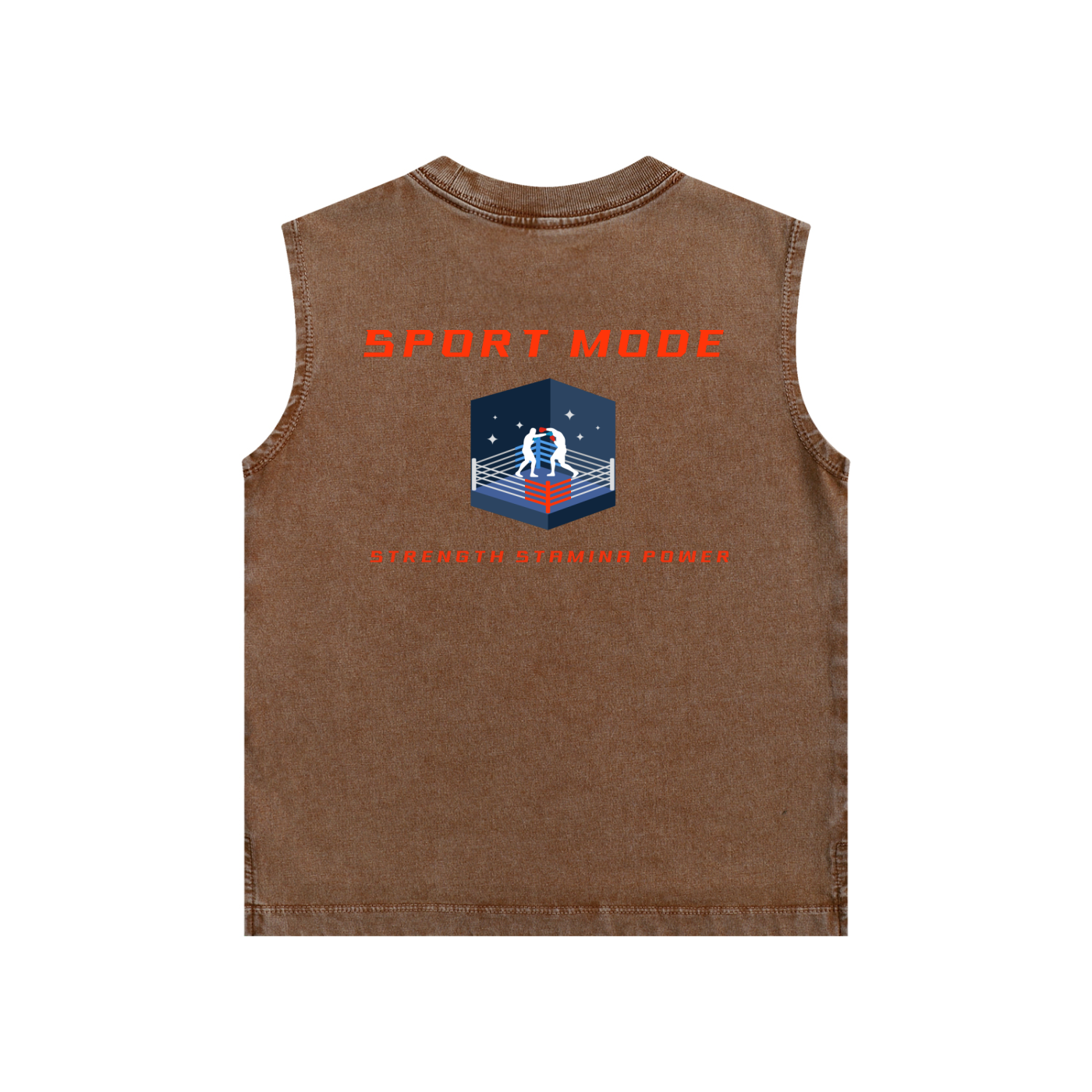 Sport Mode Center of the Ring Snow Washed Kids' Tank Top