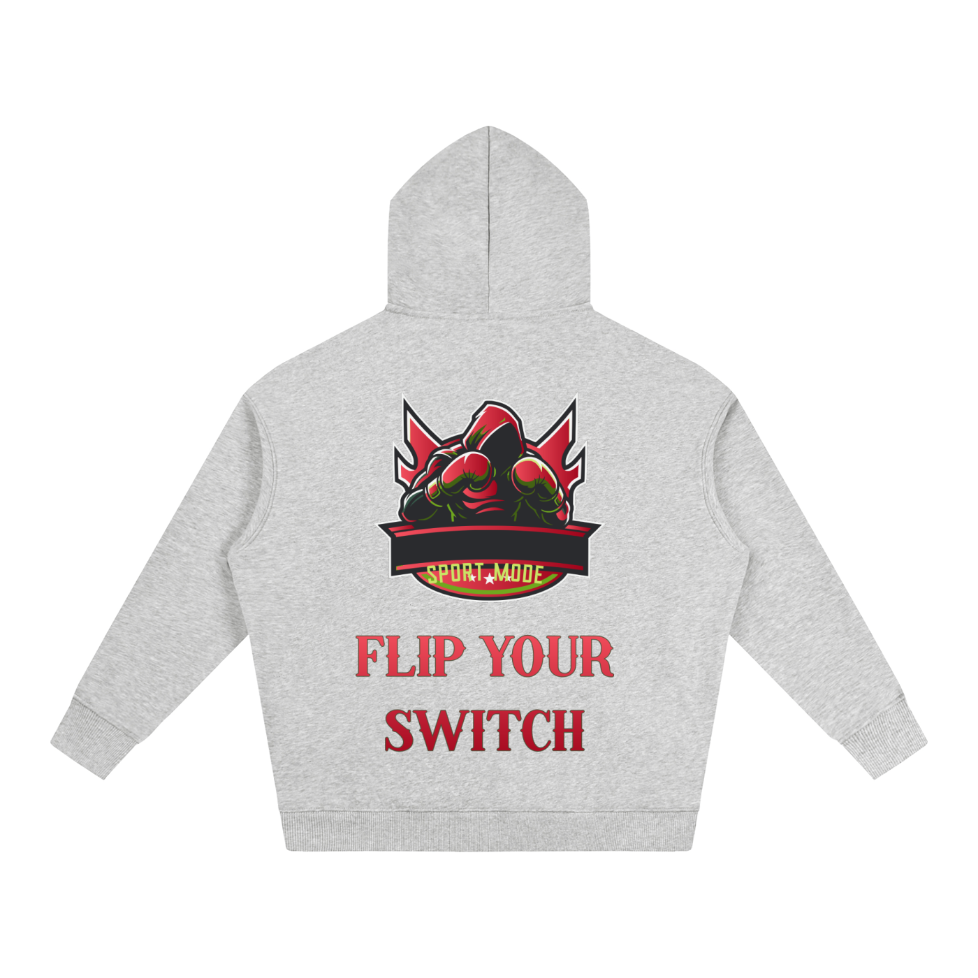 Flip Your Switch Sport Mode Oversize Fleeced Hoodie